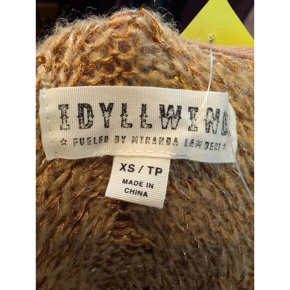 Idyll Wind single button wrap cardigan w/pockets xs-sm - Picture 3 of 4